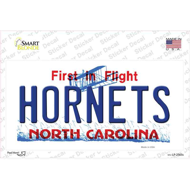 Hornets North Carolina State Novelty Sticker Decal