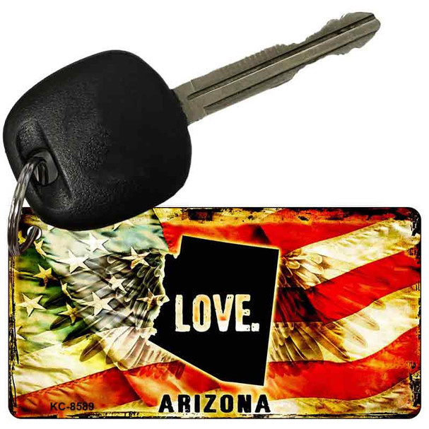 Arizona Love Novelty Metal Key Chain KC-8589