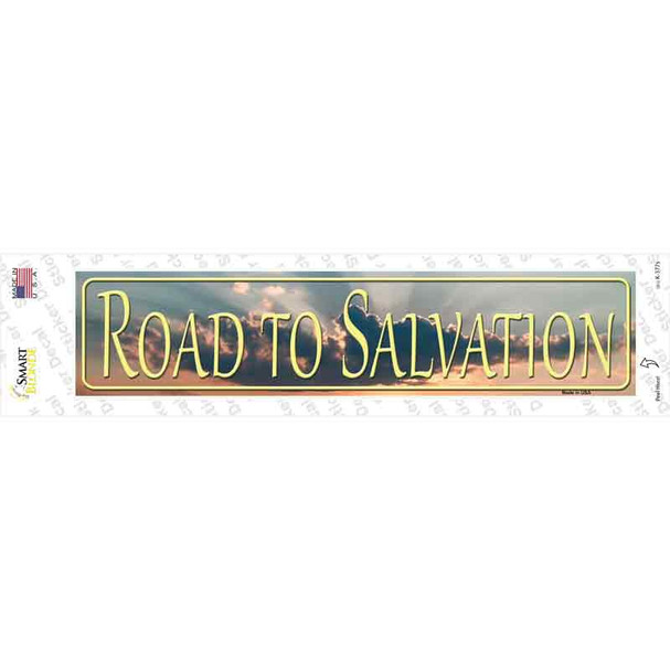 Road To Salvation Novelty Narrow Sticker Decal