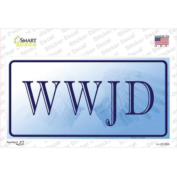 WWJD Novelty Sticker Decal