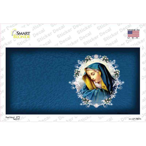 Virgin Mary Novelty Sticker Decal