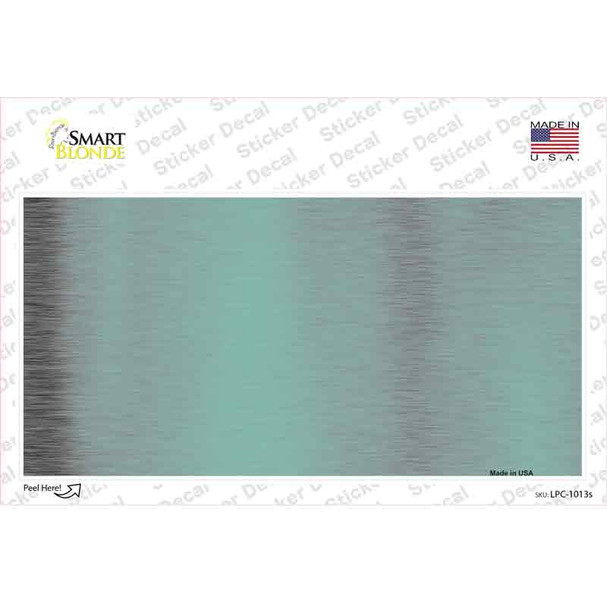 Teal Metallic Solid Novelty Sticker Decal