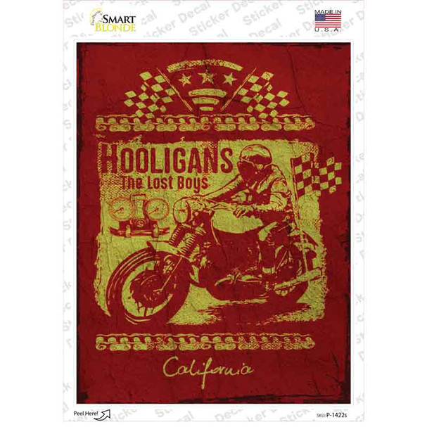 Hooligans Novelty Rectangle Sticker Decal