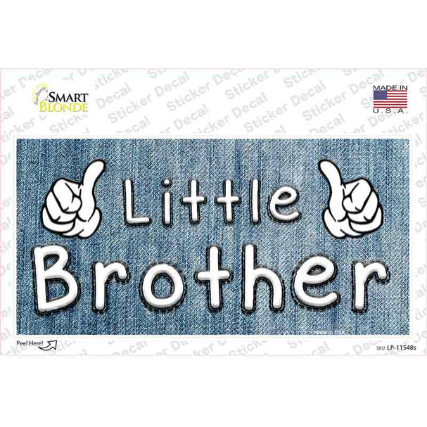 Little Brother Novelty Sticker Decal