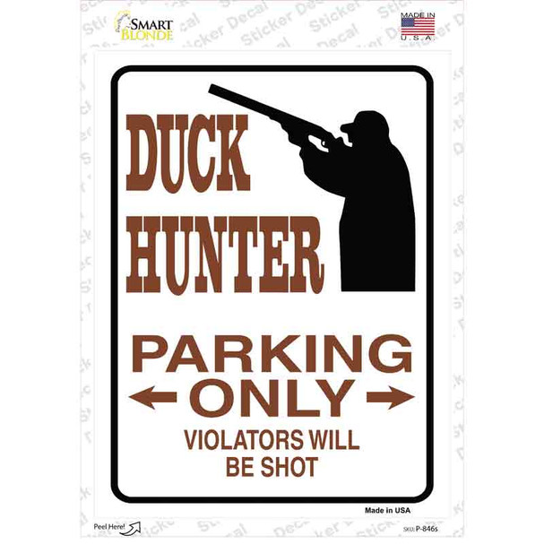 Duck Hunter Only Novelty Rectangle Sticker Decal