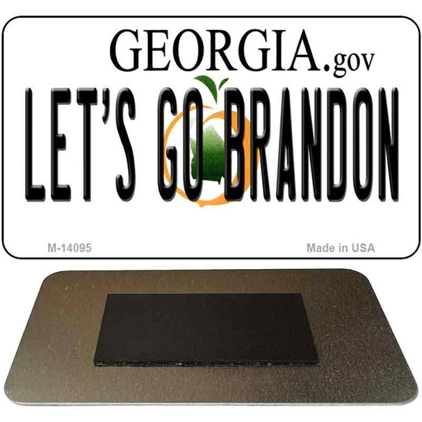 Lets Go Brandon GA Novelty Metal Magnet