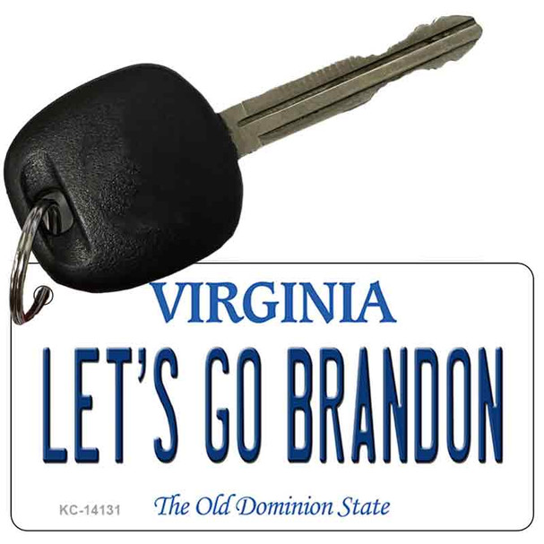 Lets Go Brandon VA Novelty Metal Key Chain