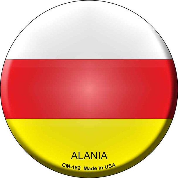 Alania Country Novelty Circle Coaster Set of 4