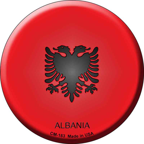 Albania Country Novelty Circle Coaster Set of 4