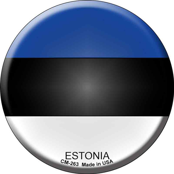 Estonia Country Novelty Circle Coaster Set of 4