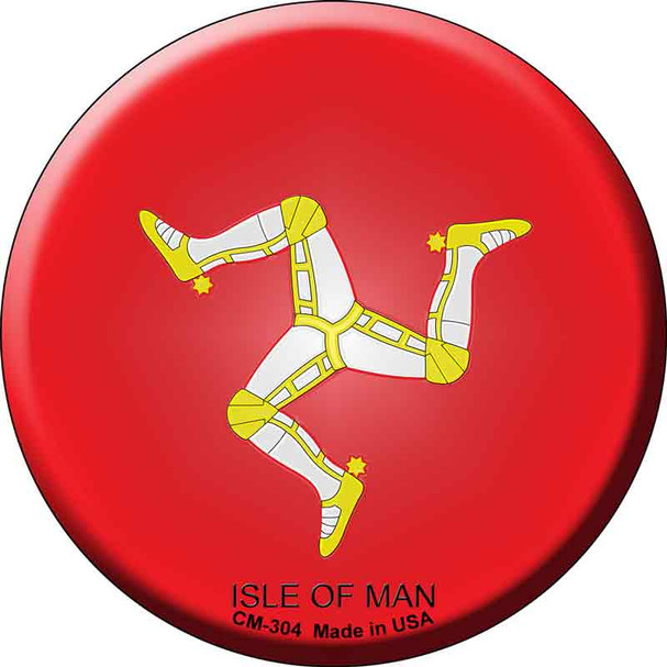 Isle Of Man Country Novelty Circle Coaster Set of 4