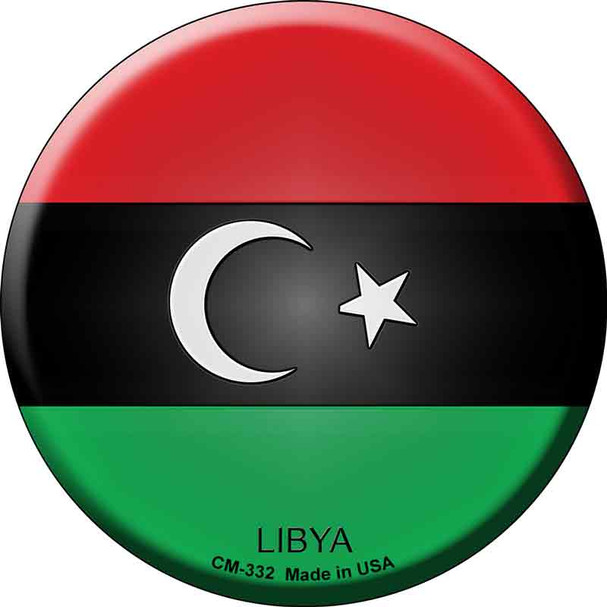 Libya Country Novelty Circle Coaster Set of 4