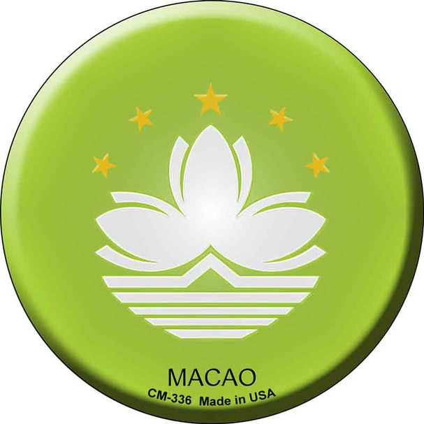 Macao Country Novelty Circle Coaster Set of 4