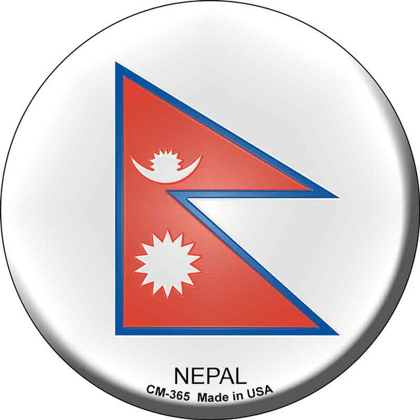 Nepal Country Novelty Circle Coaster Set of 4