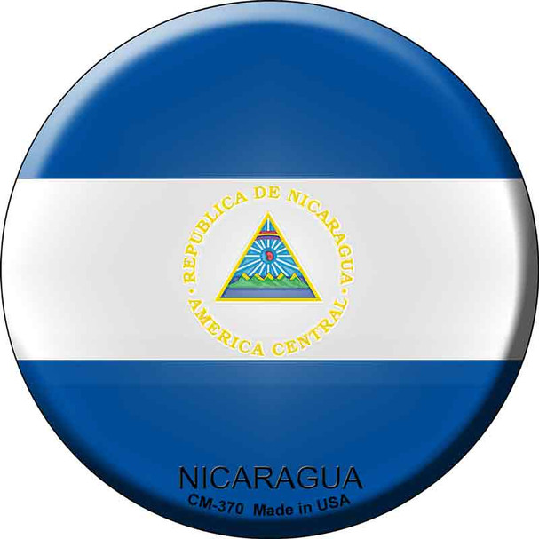 Nicaragua Country Novelty Circle Coaster Set of 4