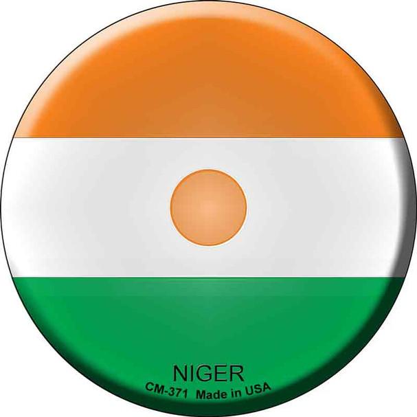 Niger Country Novelty Circle Coaster Set of 4