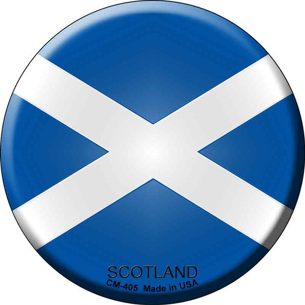 Scotland Country Novelty Circle Coaster Set of 4