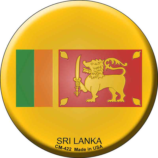 Sri Lanka Novelty Circle Coaster Set of 4