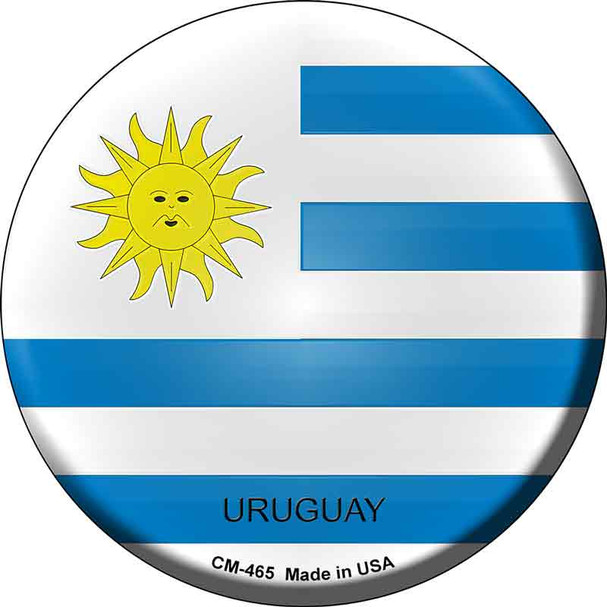 Uruguay Country Novelty Circle Coaster Set of 4