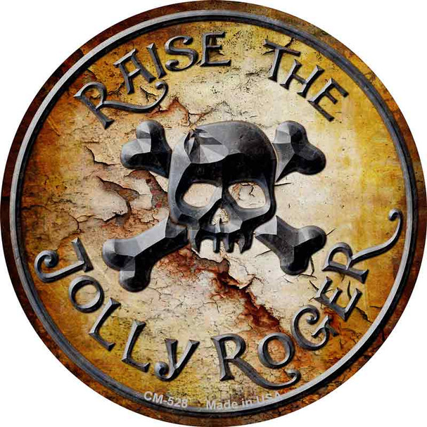 Raise The Jolly Roger Novelty Circle Coaster Set of 4