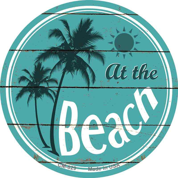 At The Beach Novelty Circle Coaster Set of 4