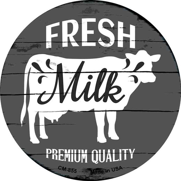 Fresh Milk Premium Quality Novelty Circle Coaster Set of 4
