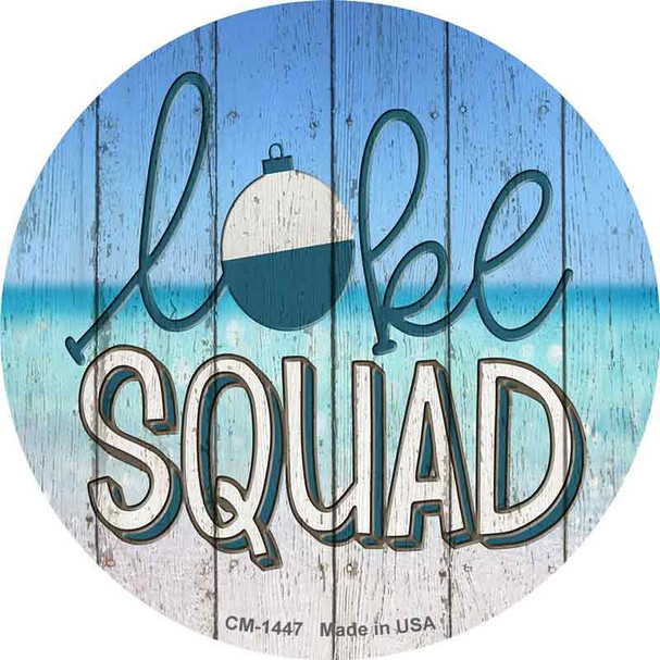 Lake Squad Novelty Circle Coaster Set of 4