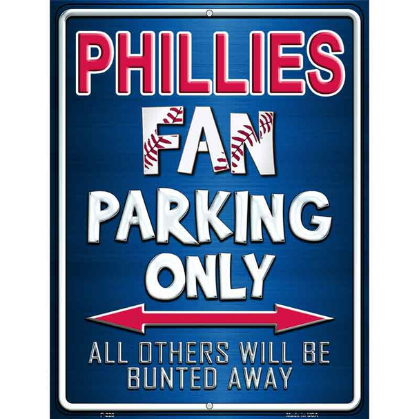 Phillies Metal Novelty Parking Sign