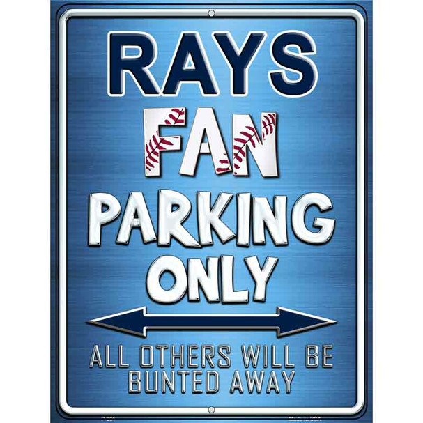 Rays Metal Novelty Parking Sign