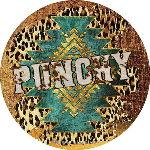 Punkcy Aztec Print Novelty Circle Coaster Set of 4