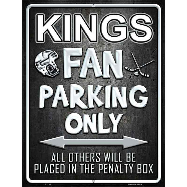 Kings Metal Novelty Parking Sign