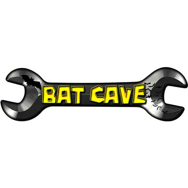 Bat Cave Novelty Metal Wrench Sign