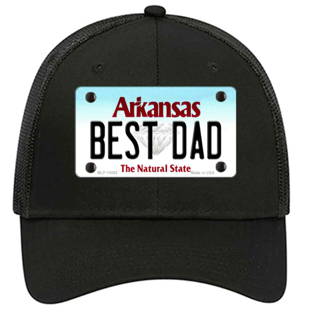 Best Dad Arkansas Novelty License Plate Hat