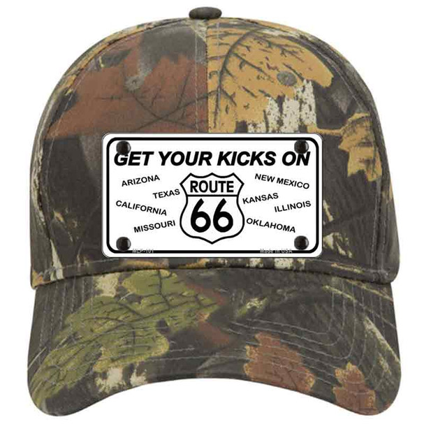 Get Your Kicks On 66 Novelty License Plate Hat