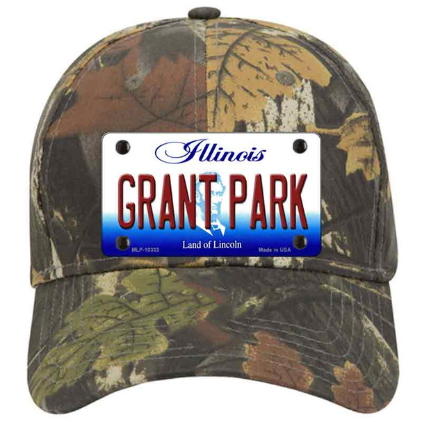 Grant Park Illinois Novelty License Plate Hat