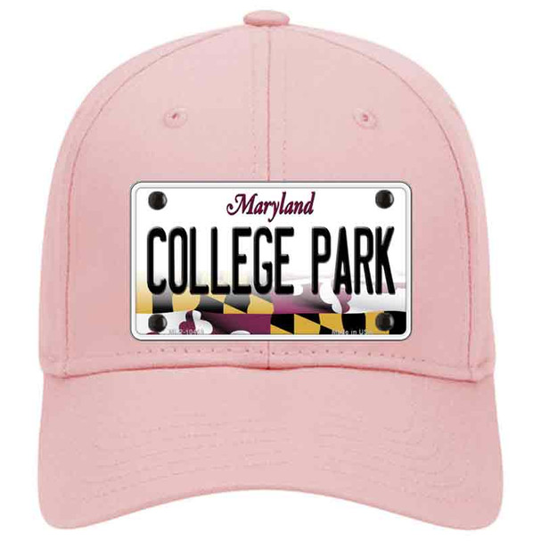 College Park Maryland Novelty License Plate Hat