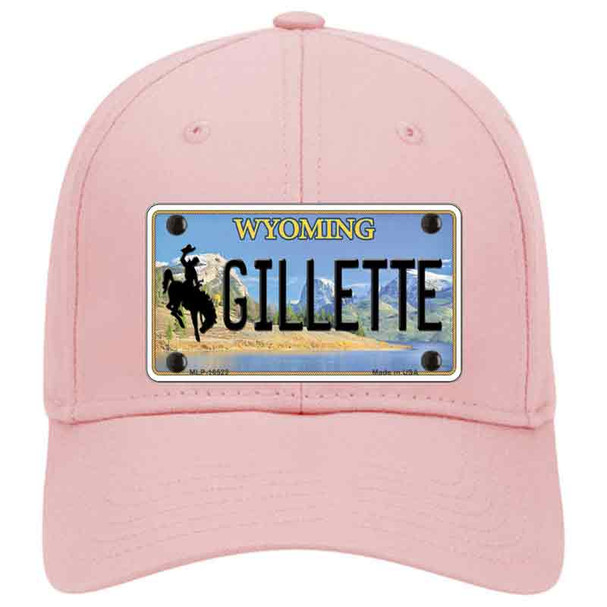 Gillette Wyoming Novelty License Plate Hat