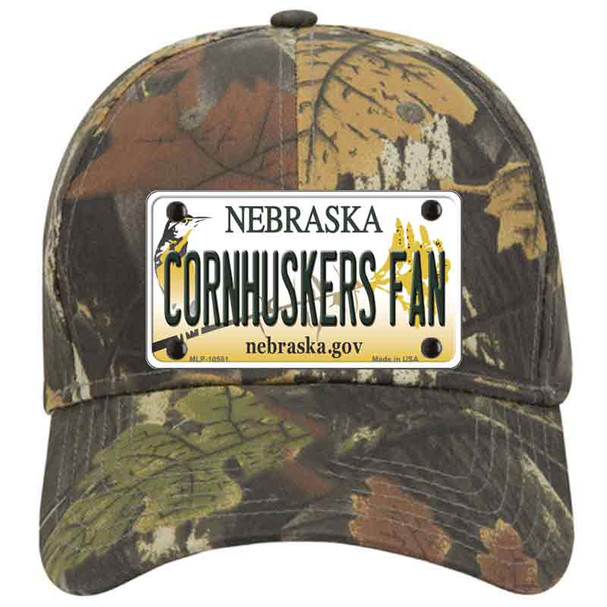 Cornhuskers Fan Nebraska Novelty License Plate Hat