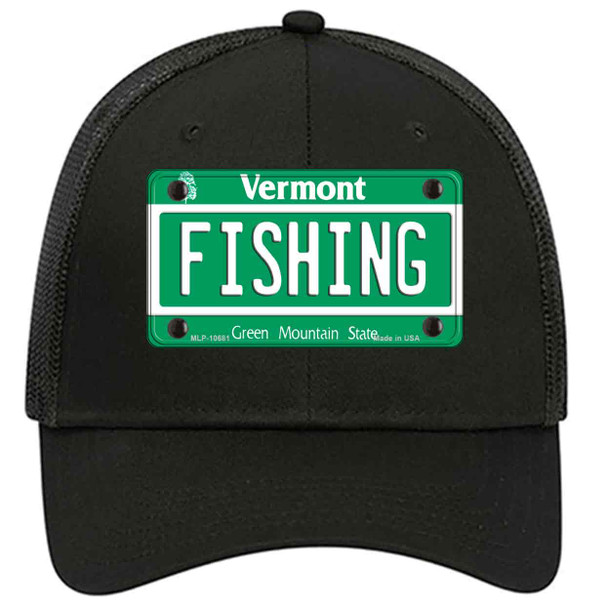 Fishing Vermont Novelty License Plate Hat