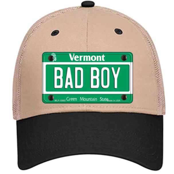 Bad Boy Vermont Novelty License Plate Hat
