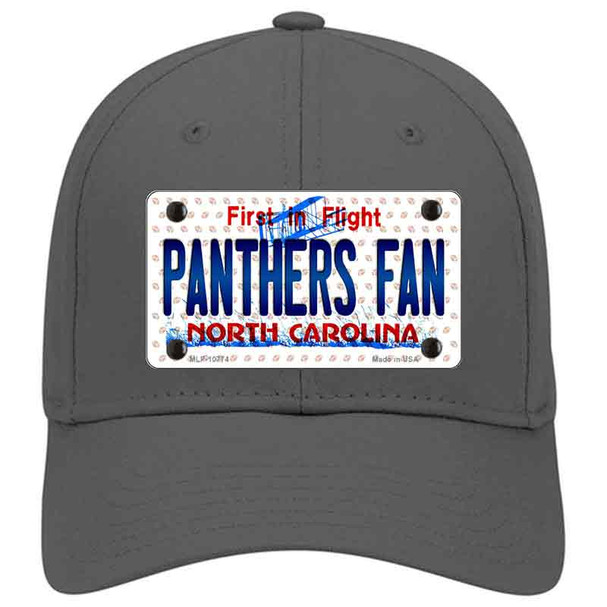 Panthers Fan North Carolina Novelty License Plate Hat