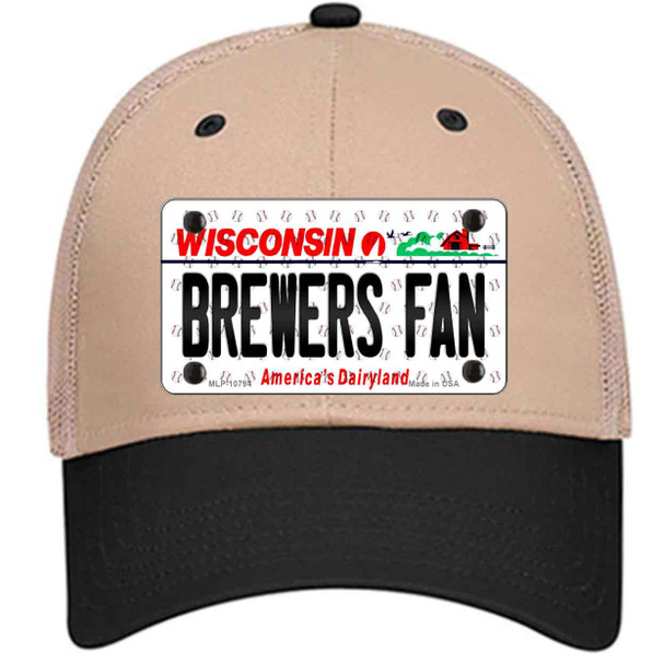 Brewers Fan Wisconsin Novelty License Plate Hat