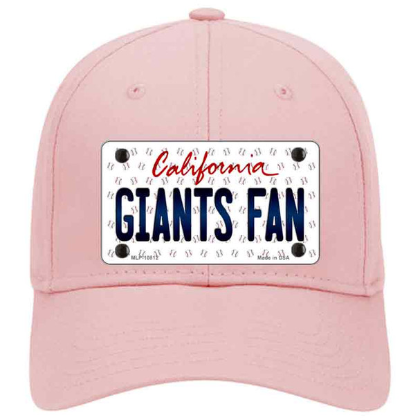 Giants Fan California Novelty License Plate Hat