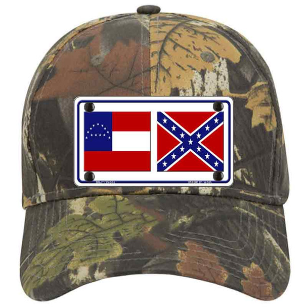Confederate Robert E Lee Flag Novelty License Plate Hat