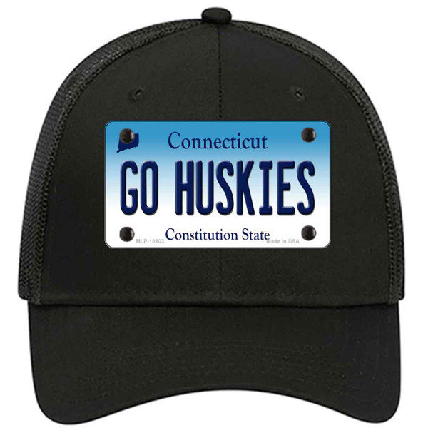 Go Huskies Connecticut Novelty License Plate Hat