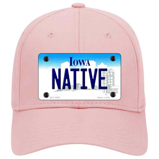Native Iowa Novelty License Plate Hat