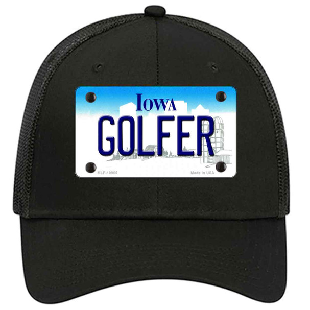 Golfer Iowa Novelty License Plate Hat