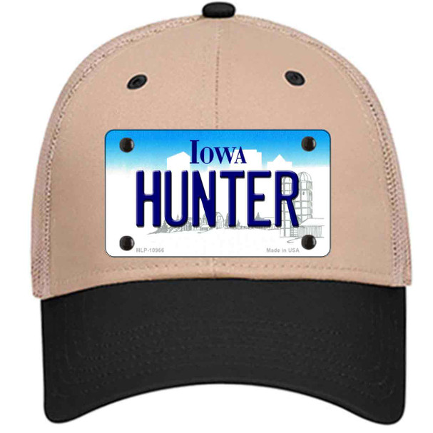 Hunter Iowa Novelty License Plate Hat