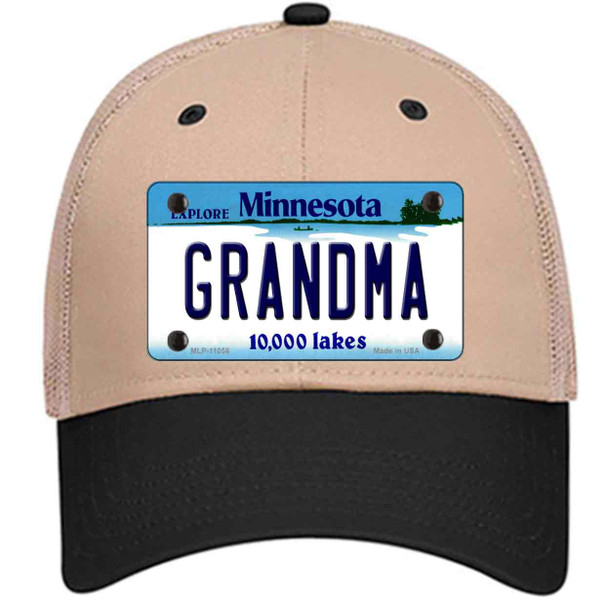 Grandma Minnesota State Novelty License Plate Hat