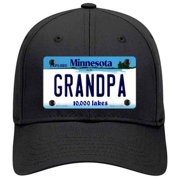 Grandpa Minnesota State Novelty License Plate Hat